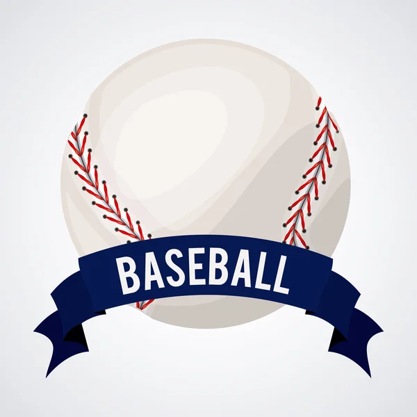 Conception de ligue de baseball — Image vectorielle