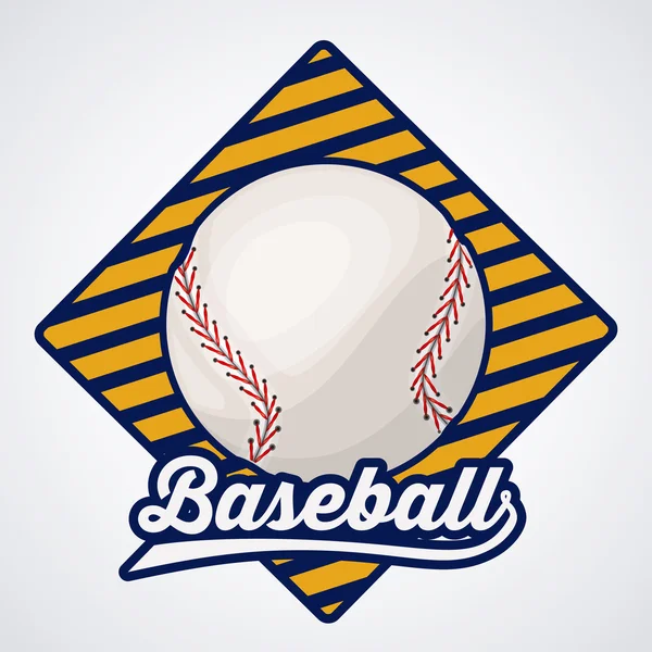 Conception de ligue de baseball — Image vectorielle