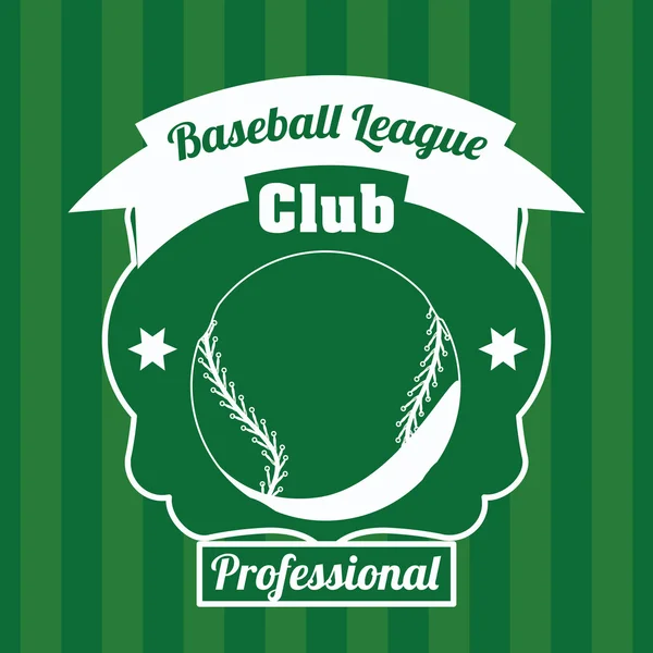 Baseball league design — Stock vektor