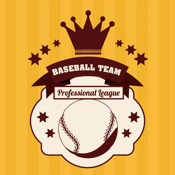 Baseball Liga design — Stock Vector