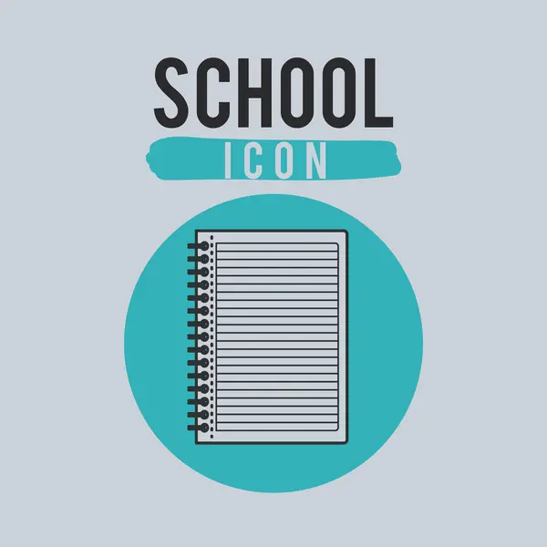 School icon design — Stock Vector