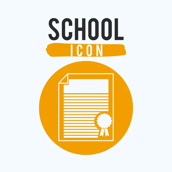Design von Schulsymbolen — Stockvektor