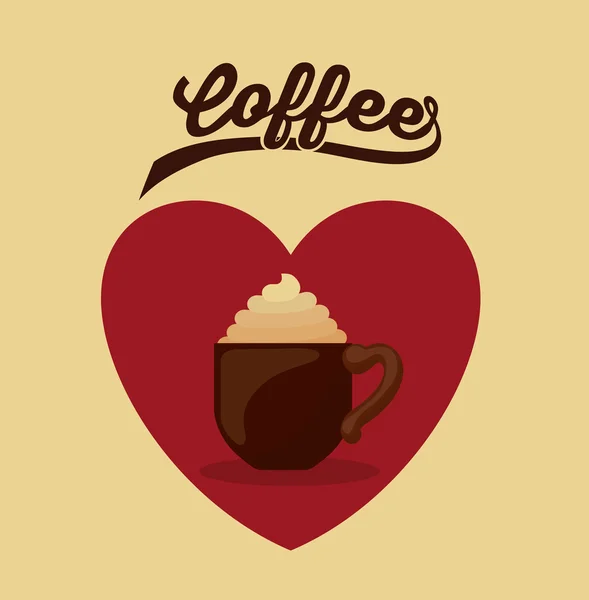 Kaffeehaus-Design — Stockvektor