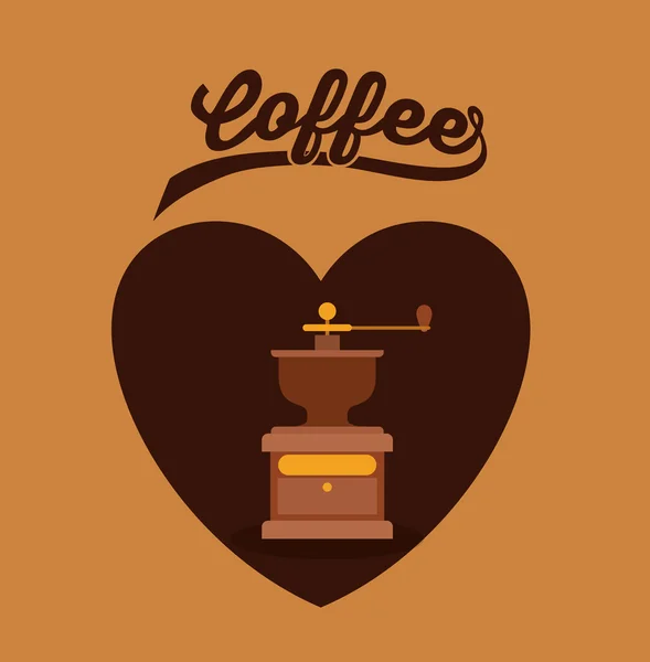 Design de café delicioso —  Vetores de Stock