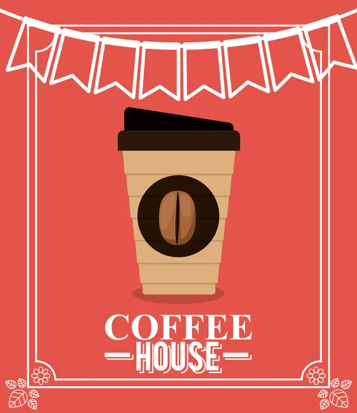 Дизайн смачну каву — стоковий вектор