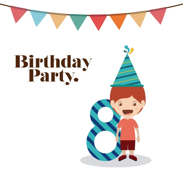 Happy birthday design — Stock Vector