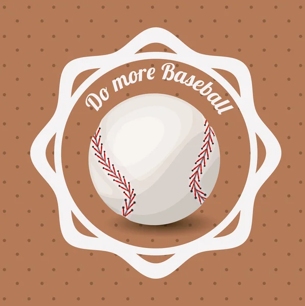 Design da liga de beisebol —  Vetores de Stock