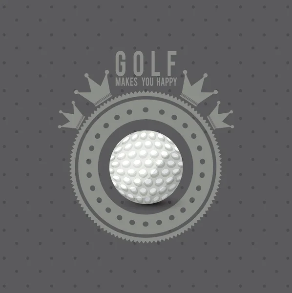 Design golfového klubu — Stockový vektor