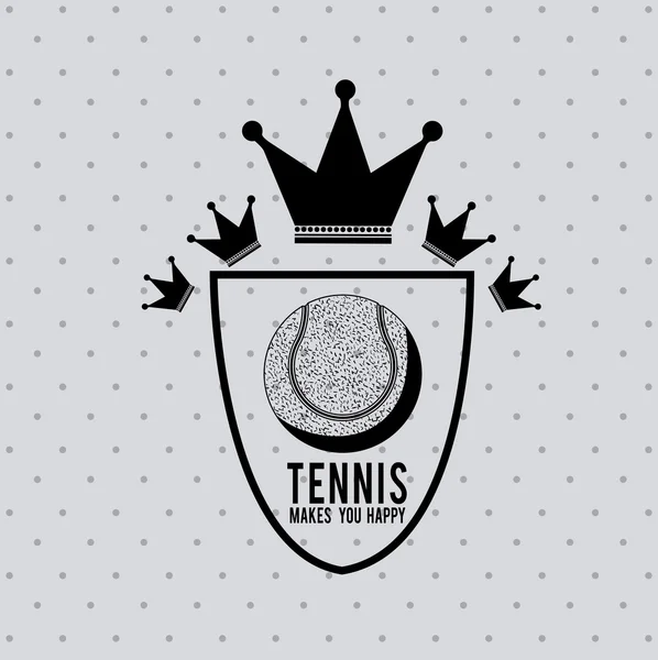 Design campionato di tennis — Vettoriale Stock