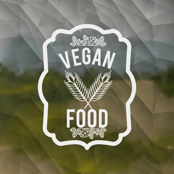 Design de comida vegetariana — Vetor de Stock