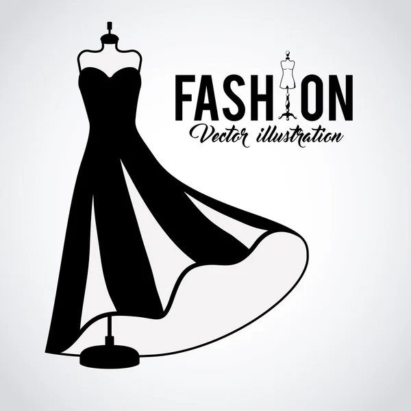 Diseño de moda femenina — Vector de stock