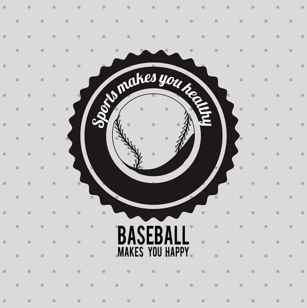 Baseball league design — Stock vektor