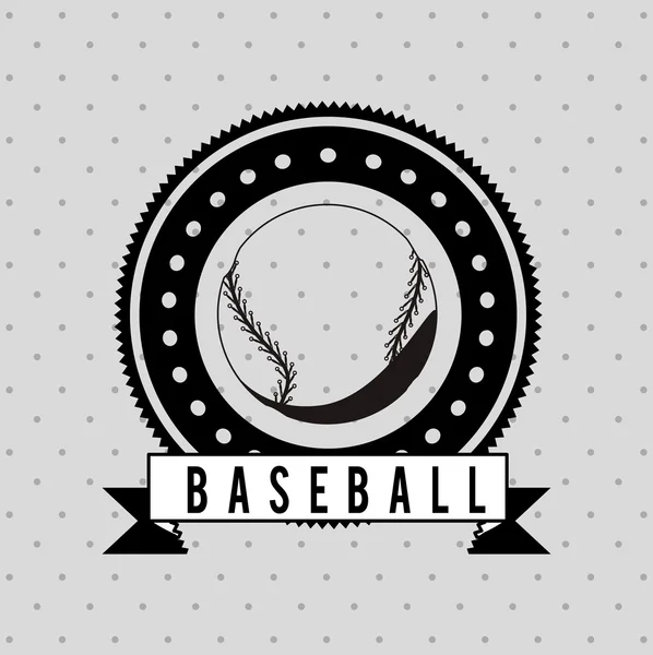 Дизайн бейсбольной лиги — стоковый вектор