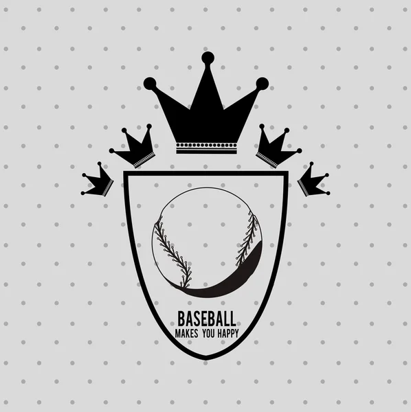 Diseño de liga de béisbol — Archivo Imágenes Vectoriales