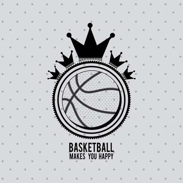 Conception de ligue de basket — Image vectorielle