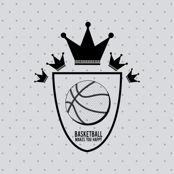 Conception de ligue de basket — Image vectorielle