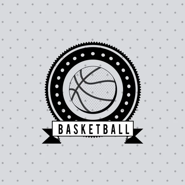 Diseño de liga de baloncesto — Vector de stock