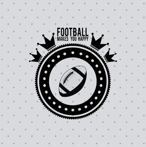 Americký fotbal design — Stockový vektor