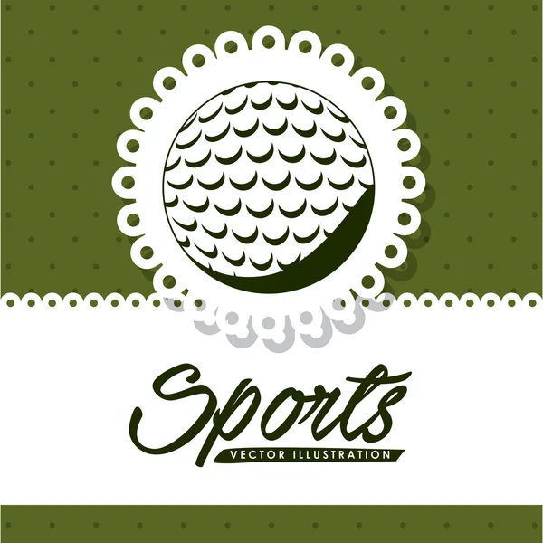 골프 클럽 디자인 — 스톡 벡터