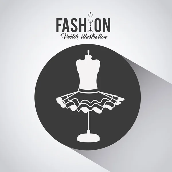 Diseño de moda femenina — Archivo Imágenes Vectoriales