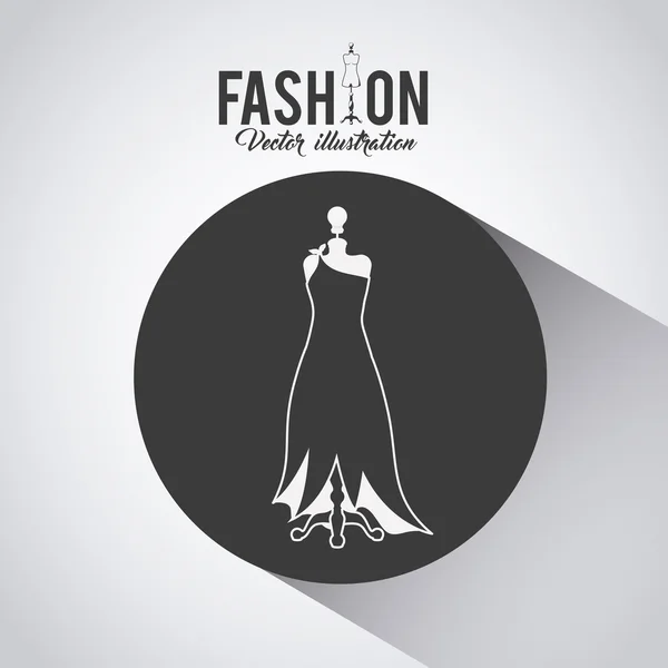 Diseño de moda femenina — Vector de stock