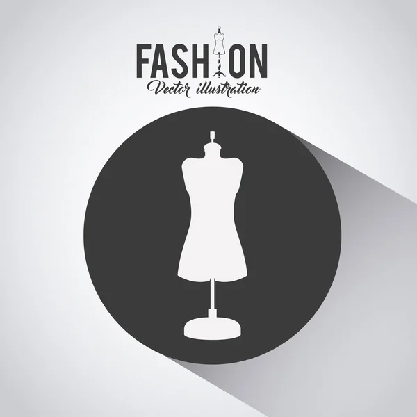 Vrouwelijke modevormgeving — Stockvector