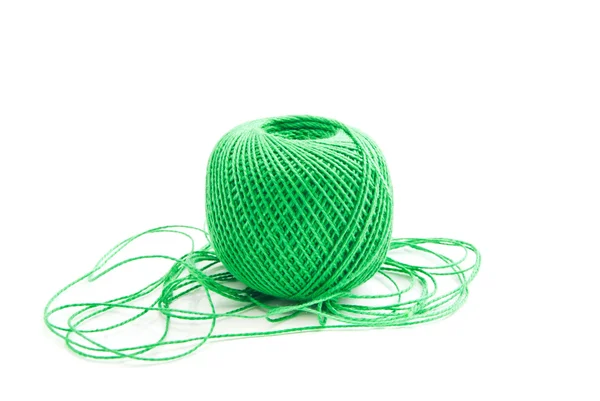 Spool of green thread — Stock Photo, Image