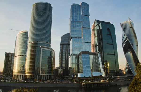 view of Moscow business center