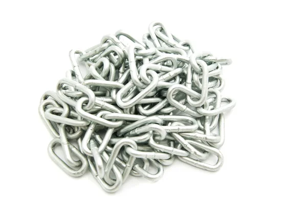 Metal chain on white — Stock Photo, Image