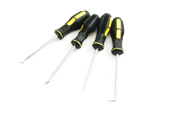 Four awls for repair — Stock Photo, Image