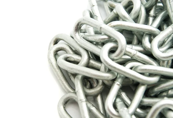 Steel chain closeup — Stock Photo, Image