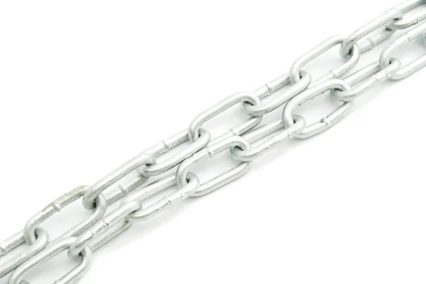 Pair of steel chains — Stock Photo, Image