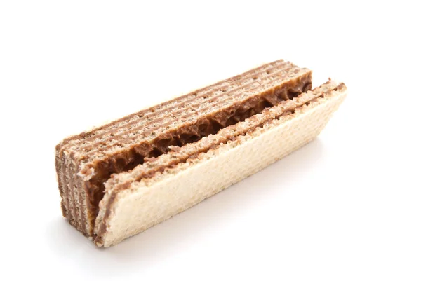 Söta wafer med choklad — Stockfoto