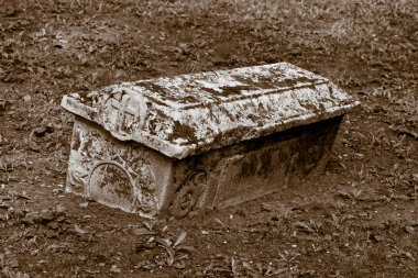 coffin of stone clipart
