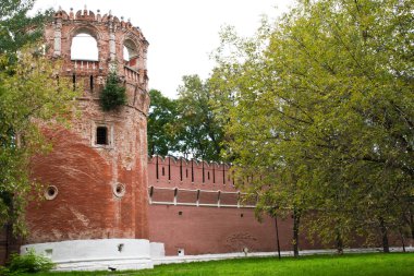 eski bir manastır tuğla duvar