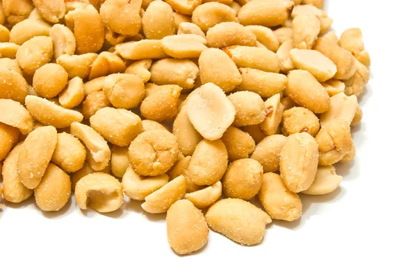 Haufen leckerer Erdnüsse — Stockfoto
