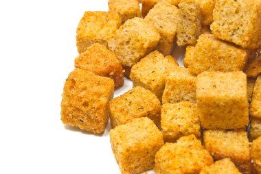 tuzlu kraker closeup yığını