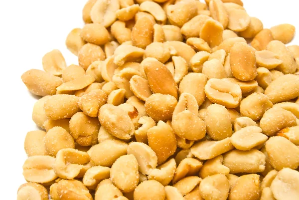 Haufen Erdnüsse Nahaufnahme — Stockfoto