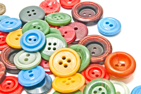 Many colorful clothing buttons — Stock Photo, Image