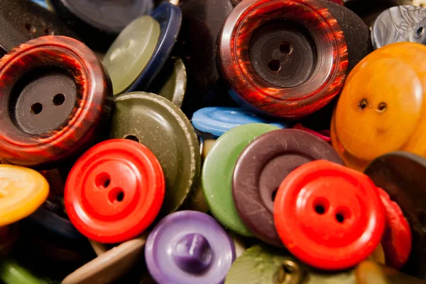 Texture of some colorful buttons — Stock Photo, Image