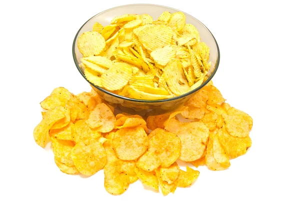 Different potato chips — Stock Photo, Image