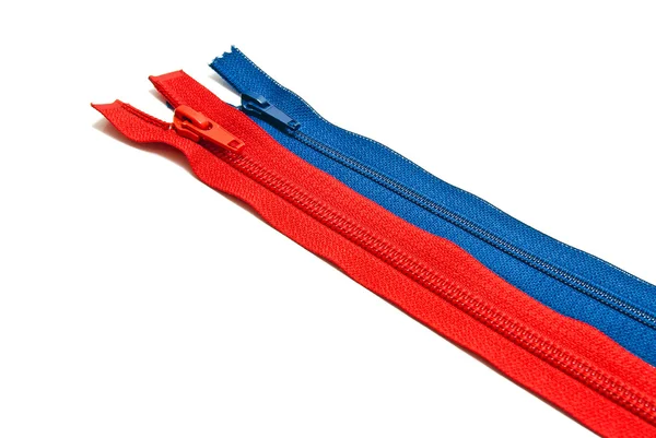 Two different zipper — Stock Photo, Image