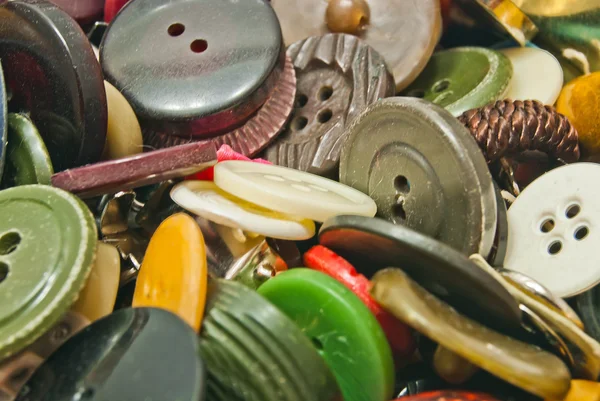 Heap of various buttons — Stock Photo, Image