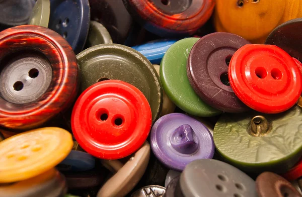 Heap of many different buttons — Stock Photo, Image