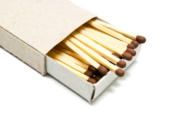 Matchbox with some matches — Stock Photo, Image