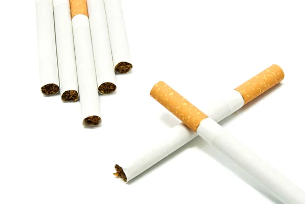 Cigarettes with filter closeup — Stock Photo, Image