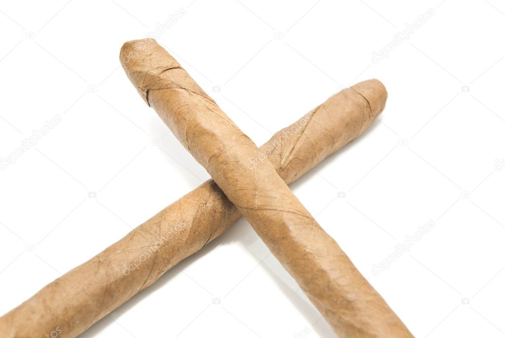 two cuban cigars