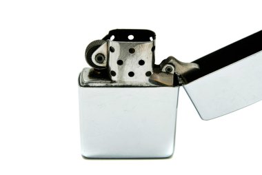 tek metal üzerine beyaz hafif