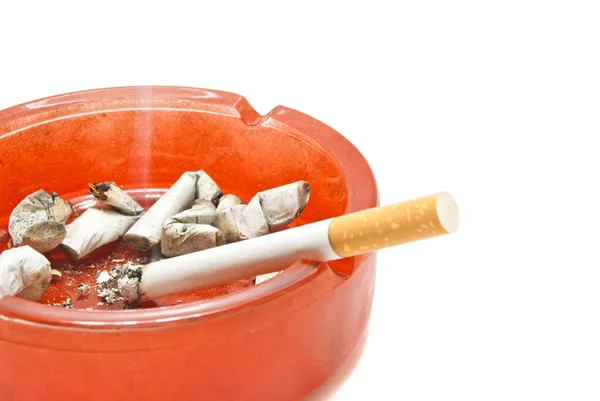 Cigarette in ashtray — Stock Photo, Image