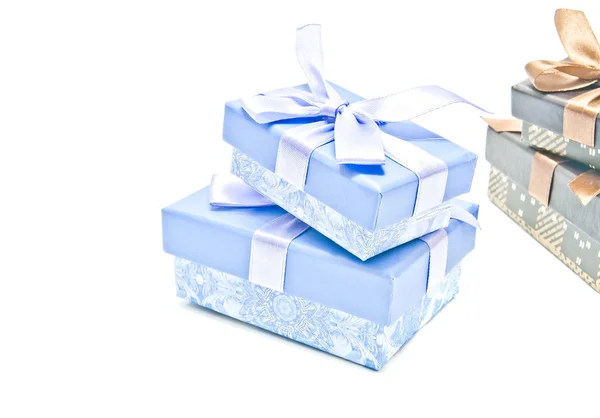 Four different gift boxes — Stock Photo, Image
